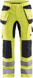 Blåkläder Multinorm werkbroek Inherent met stretch 1587-1512 - High Vis Geel/Marineblauw - C44