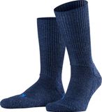 FALKE Walkie Ergo eenkleurig wol functioneel materiaal sokken unisex blauw - maat 46-48