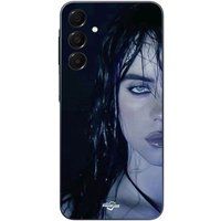 Samsung Coque Pour Samsung Galaxy A15 billie eilish visage fond noir