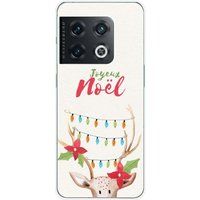 OnePlus Beschermende siliconen case compatibel met OnePlus 10 Pro 5G lichtgevend rendier