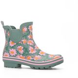 Rouchette Dameslaarzen Daisies Groen Gebloemd Natuurlijk Rubber Maat 37
