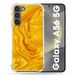 Cokitec Samsung Galaxy A56 5G Gele Marmeren Textuur Versterkte Beschermhoes