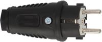 Brennenstuhl CEE 7/7 geaarde stroomstekker | recht | rubber | IP54