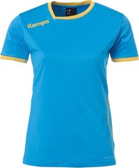 Kempa Curve T-shirt heren XXL - blauw/goud