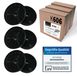 Merkloos Actieve Koolfilters Set van 3 Actieve Koolfilters voor Afzuigkappen