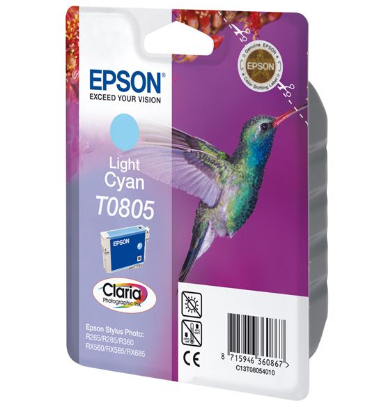 Epson T0805 Light Cyan Ink Cartridge