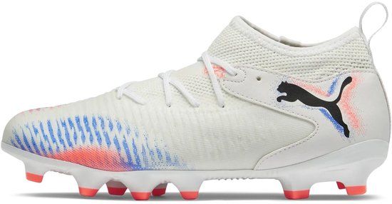 PUMA Future 8 Match Fg/ag Jr Voetbalschoenen Wit Kinderen Maat 37.5