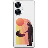ERT GROUP mobiel telefoonhoesje voor Realme C55 origineel en officieel erkend Star Wars patroon Baby Yoda 031