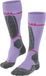 FALKE SK4 met compressie wol functioneel materiaal compressie skisokken dames paars - maat 37-38