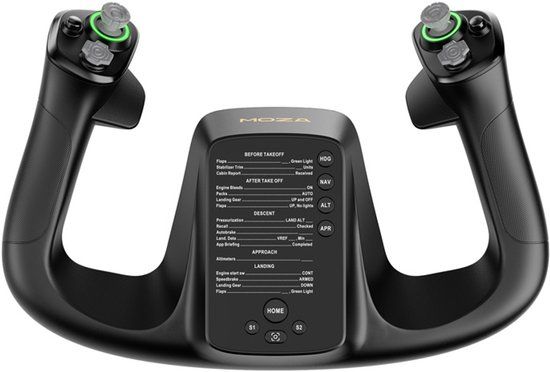 Moza Racing MFY Yoke – Professionele Flight Sim Yoke met 34 programmeerbare ingangen