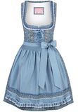 Wiesnwuid STOCKERPOINT Dirndl 'Ruby' blauw / wit
