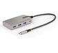 StarTech.com 4-Port USB-C Hub met USB-C DP Alt Mode Video Output 4K 60Hz, 3x USB-A, 1x USB Type-C, 100W Power Delivery Pass-Through, USB 3.2 10Gbps, 30cm Kabel, Compacte USB Hub