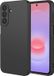 MobyDefend Housse - Noir - Coque arrière en silicone mat - Convient pour Samsung Galaxy A27