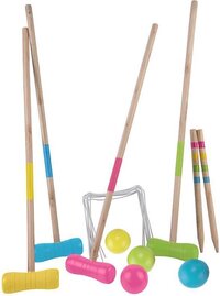 Angel Toys Croquetspel - Berkenhout - 4 Personen - Inclusief Draagtas