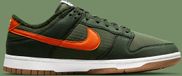 Nike Dunk Low Special Edition Sneakers Vert/Orange Unisexe Taille 39