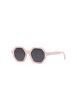 Merkloos / Sans marque Diademita The Prism Rose Hexagonal Pink Sunglasses
