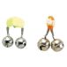 Evia Chapeau de pêche Plastique Double Clip