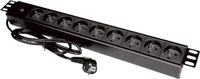 Alantec PZ09 power uitbreiding 1,8 m 9 AC-uitgang(en) Binnen Zwart