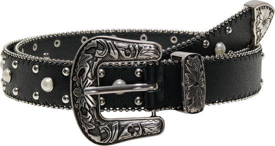 ONLY CARMAKOMA CAREDEN PEARLY PU JEANS BELT ACC - Zwart