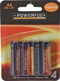 Powerful Batterijen Penlite - AA type - 4x stuks - Alkaline - Long life