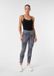 comma Hose Zebraprint Regular Fit Vrouwen Zwart