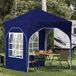 Prolenta Maison Exclusive Pop-up partytent, 192 x 192 x 245 cm, blauw
