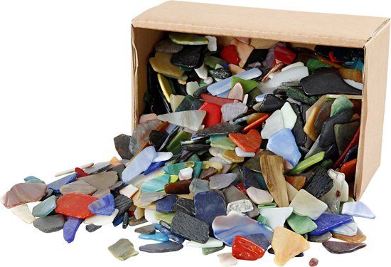 Vegaoo Mozaiek, afm 15-60 mm, kleuren assorti, 2 kg