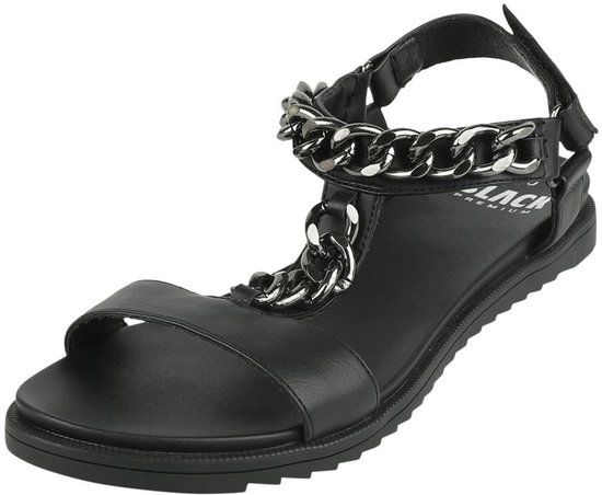 Black Premium by EMP Zwarte Sandalen met Decoratieve Kettingen - Dames - EU37