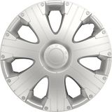 GORECKI Carpoint Wieldoppen Racing 13 Inch Abs Zilver Set Van 4