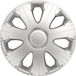 GORECKI Carpoint Wieldoppen Racing 13 Inch Abs Zilver Set Van 4