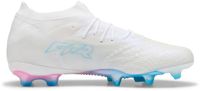 Puma Voetbalschoenen Future 9 Ultimate FG Unisex Volwassenen Synthetisch/Textiel Wit/Blauw/Roze Maat 42.5