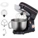 Pangivo Robot Pâtissier Multifonction 1400 W, Bol Inox 5,5 L, 6 Vitesses Avec Crochet Et Fouet, Noir