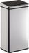Homcom Sensorprullenbak 50L, RVS, Zilver/Zwart