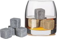 Merkloos / Sans marque Whiskey/whisky 6x Whiskey/whisky stenen 2,5 cm - Whiskeystenen/whiskystenen - Cadeau voor de liefhebber