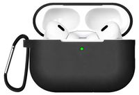 CoolGadget AirPods Pro 2 Housse de protection en silicone basique avec mousqueton