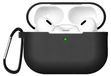 CoolGadget AirPods Pro 2 Housse de protection en silicone basique avec mousqueton