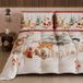 PETTI Artigiani Italiani Winterdekbed kerst 270 × 260 cm | Kerst 17, omkeerbaar, microvezel, 300 g/m², gemaakt in Italië