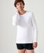 Damart - Dubbelzijdig gebreid T-shirt met lange mouwen Thermolactyl - Heren - Wit - 3XL
