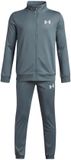 Under Armour Knit Trainingspak Jongens blauw - grijs