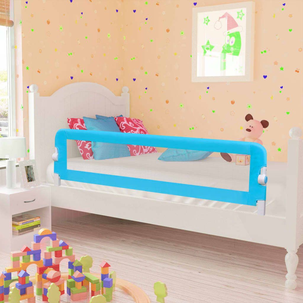 vidaXL Kinderbedhekjes 2 st 150x42 cm blauw
