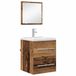 vidaXL Badkamermeubel Set met lade met opslag Bruin 41 x 38,5 x 48 cm