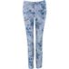 Alberto Broek Jana-WR Bloemen, Blanc/Bleu