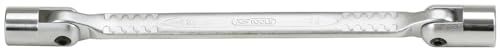 KS Tools 517.0302-E Dubbele kniegewrichtsleutel, 10x11mm, Hanger