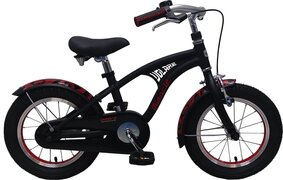 Volare Miracle Cruiser Kinderfiets - Jongens - 14 inch - Mat Zwart - Prime Collection