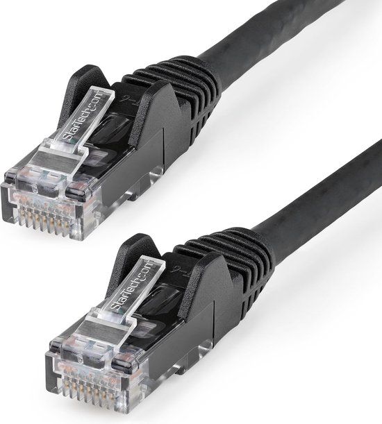 StarTech 7 meter CAT6 Gigabit Netwerkkabel - LZSH Snagless PoE - Zwart