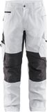 Blåkläder Schilderswerkbroek met stretch 1095-1330 - Wit/Donkergrijs