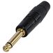 Rean AV RP2C-B Jackplug 6,35 mm Stekker Nombre de pôles : 2 1 pièce(s)