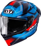 KYT R2R Parsec Integraalhelm Blauw/zwart/rood Maat L