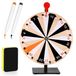 Omgoods Prijzenrad 39cm Hoog - 30cm Breed - 24 Slots - Roulette Wiel - Tafelblad Spinner - Inclusief Stiften en Droge Gum - Roulettewiel