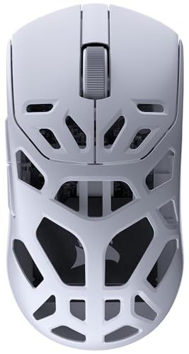 CORSAIR SABRE v2 PRO Draadloze MG FPS-Gamingmuis – 33.000 DPI MARKSMAN S-Sensor, 8.000 Hz Hyper-Polling, Duurzaam Magnesium, Lichtgewicht, Batterijduur Tot 120 Uur – Wit